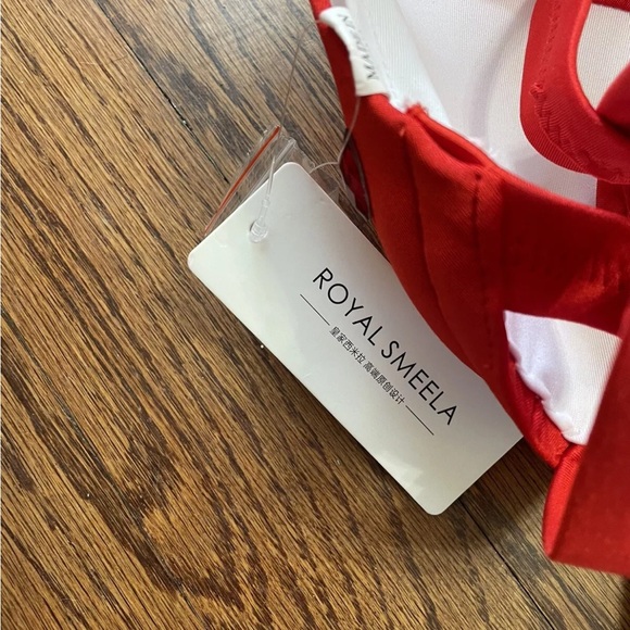 ROYAL SMEELA Belly Dance Dress Costume Dancer Red Gold size S/M NEW w/ Defect - Picture 13 of 15